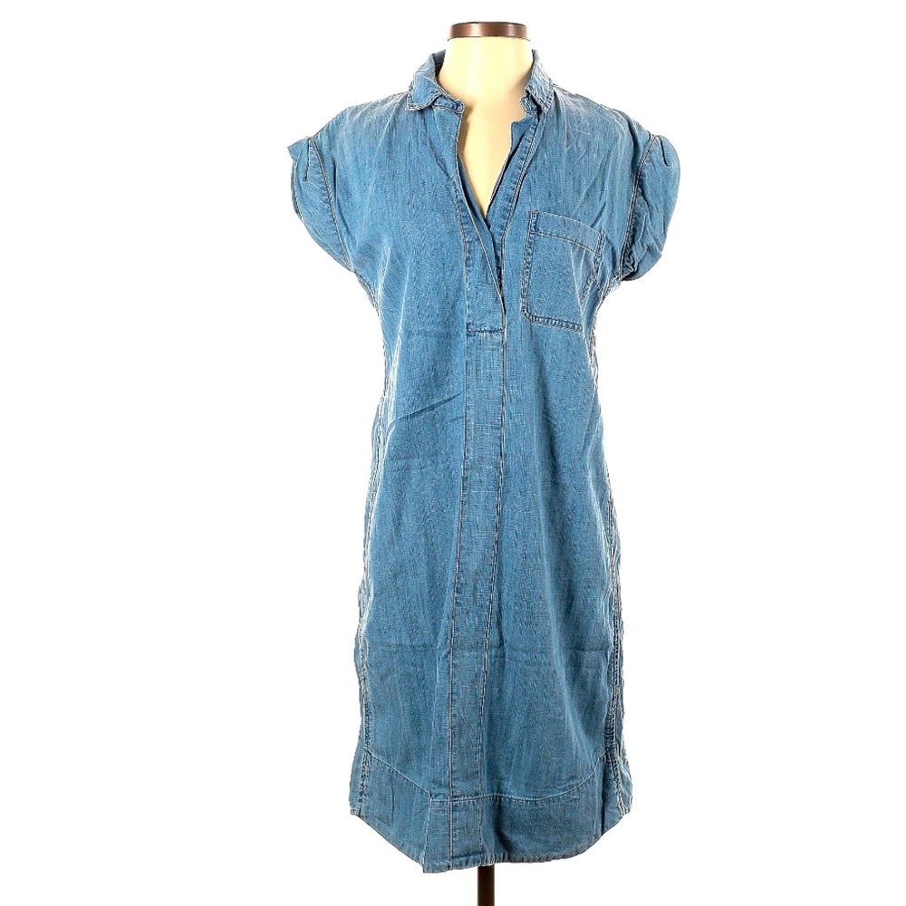 JCrew XS (tall) Casual Denim Dress